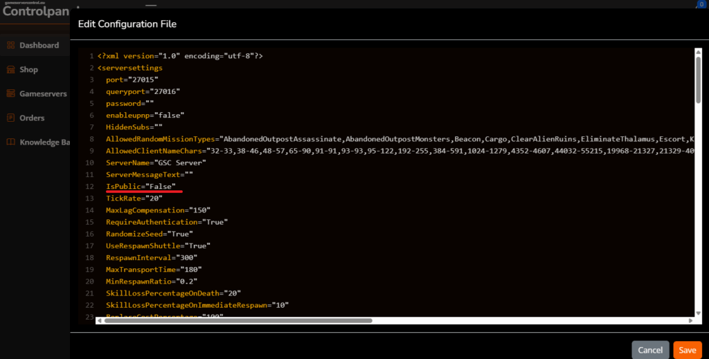Schnellstart: Barotrauma Dedicated Server Einrichtung