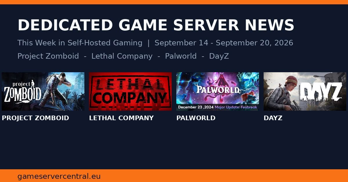 Juegos autohospedados de esta semana — 14-20 de septiembre de 2026
